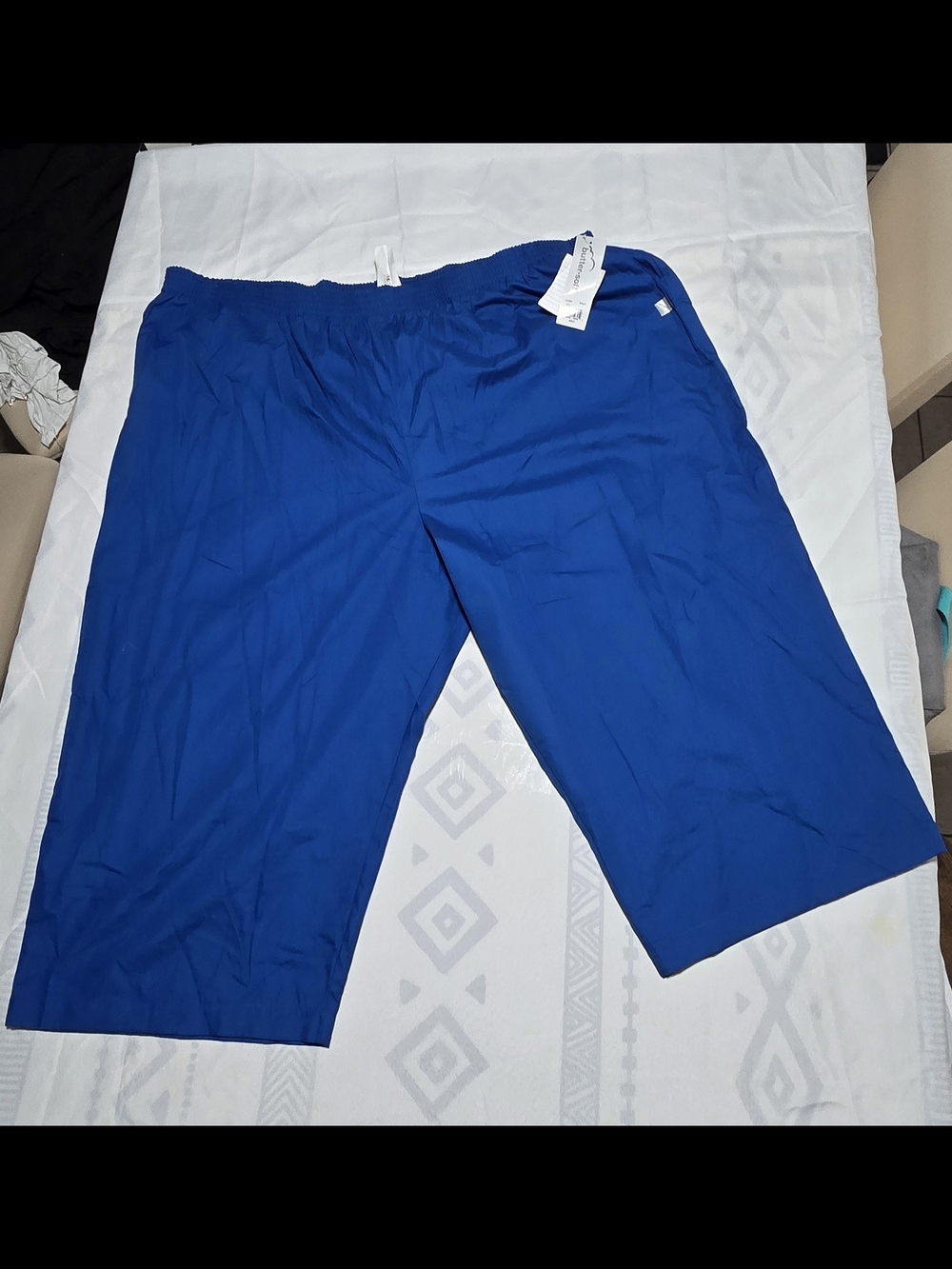 Butter Soft Royal Blue Elastic Waist Shorts